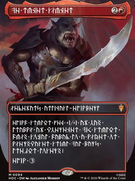 The Reaver Cleaver (Borderless) (Dwarvish) (HOC-094) - The Hobbit: Eternal-Legal