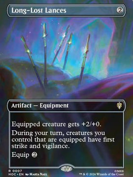 Long-Lost Lances (Borderless) (HOC-007) - The Hobbit: Eternal-Legal