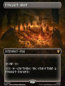 Treasure Vault (Borderless) (Dwarvish) (HOC-097) - The Hobbit: Eternal-Legal Foil
