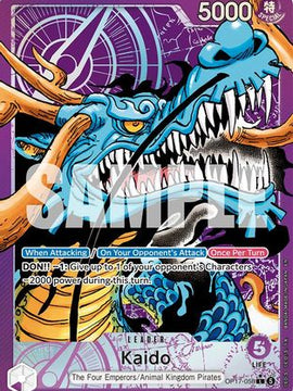 Kaido (058) (Alternate Art) (OP17-058) - The World's Strongest Warriors Foil