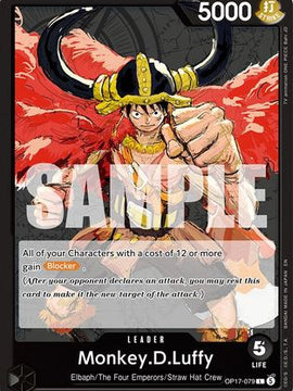 Monkey.D.Luffy (079) (OP17-079) - The World's Strongest Warriors