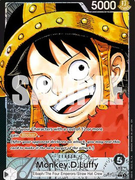 Monkey.D.Luffy (079) (Alternate Art) (OP17-079) - The World's Strongest Warriors Foil