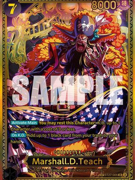 Marshall.D.Teach (ST27-005) (SP) (ST27-005) - The World's Strongest Warriors Foil