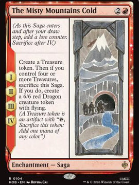 The Misty Mountains Cold (HOB-104) - The Hobbit Foil