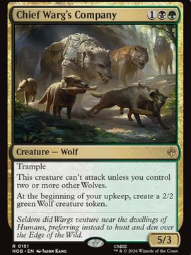 Chief Warg's Company (HOB-151) - The Hobbit