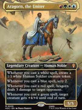 Aragorn, the Uniter (Borderless) (HOC-029) - The Hobbit: Eternal-Legal