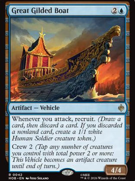 Great Gilded Boat (HOB-042) - The Hobbit Foil