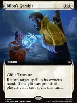 Bilbo's Gambit (Extended Art) (HOB-285) - The Hobbit Foil