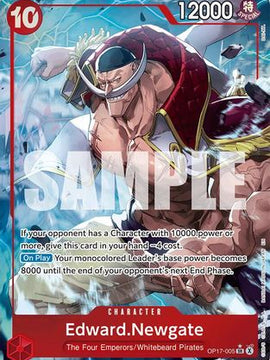 Edward.Newgate (005) (Alternate Art) (OP17-005) - The World's Strongest Warriors Foil