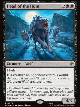 Head of the Hunt (HOB-075) - The Hobbit Foil