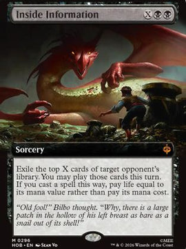 Inside Information (Extended Art) (HOB-296) - The Hobbit