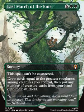 Last March of the Ents (Borderless) (HOC-027) - The Hobbit: Eternal-Legal