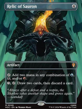 Relic of Sauron (Borderless) (HOC-046) - The Hobbit: Eternal-Legal