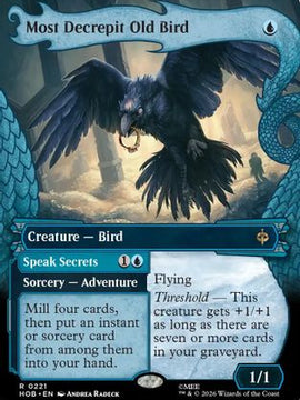 Most Decrepit Old Bird (Showcase) (HOB-221) - The Hobbit Foil