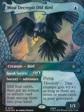 Most Decrepit Old Bird (Showcase) (Surge Foil) (HOB-257) - The Hobbit Foil