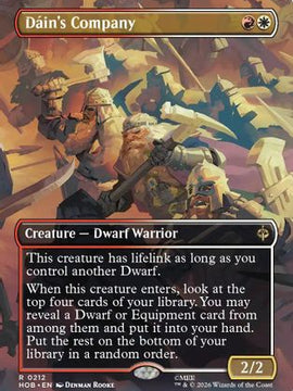 Dain's Company (Borderless) (HOB-212) - The Hobbit Foil