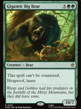 Gigantic Big Bear (HOB-126) - The Hobbit