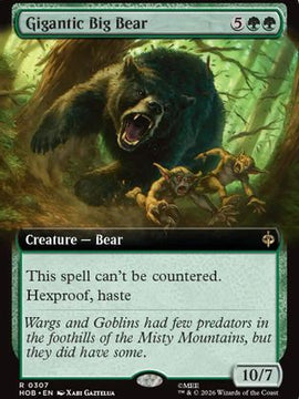 Gigantic Big Bear (Extended Art) (HOB-307) - The Hobbit
