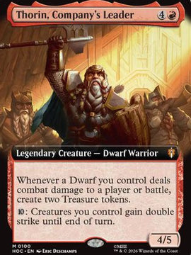 Thorin, Company's Leader (Extended Art) (HOC-100) - The Hobbit: Eternal-Legal