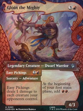 Gloin the Mighty (Showcase) (Surge Foil) (HOB-263) - The Hobbit Foil