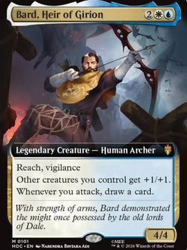 Bard, Heir of Girion (Extended Art) (HOC-101) - The Hobbit: Eternal-Legal