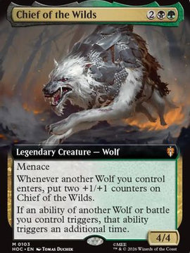 Chief of the Wilds (Extended Art) (HOC-103) - The Hobbit: Eternal-Legal