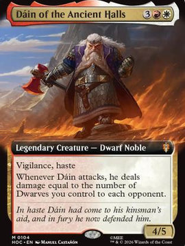 Dain of the Ancient Halls (Extended Art) (HOC-104) - The Hobbit: Eternal-Legal