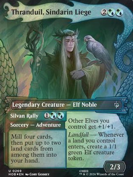 Thranduil, Sindarin Liege (Showcase) (Surge Foil) (HOB-269) - The Hobbit Foil