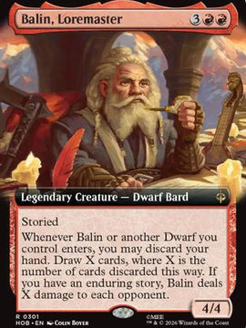 Balin, Loremaster (Extended Art) (HOB-301) - The Hobbit