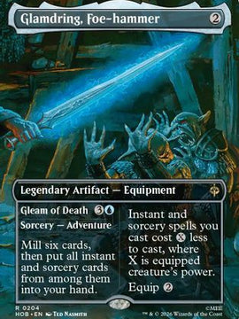 Glamdring, Foe-hammer (Borderless) (HOB-204) - The Hobbit