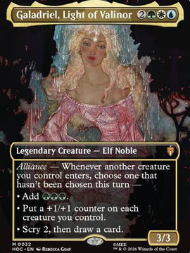 Galadriel, Light of Valinor (Borderless) (HOC-032) - The Hobbit: Eternal-Legal