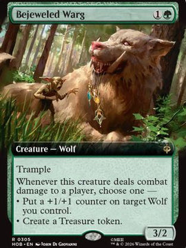 Bejeweled Warg (Extended Art) (HOB-305) - The Hobbit