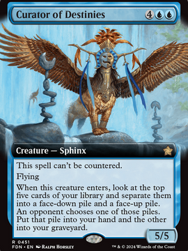 Curator of Destinies (FDN-451) - Foundations: (Extended Art) Foil