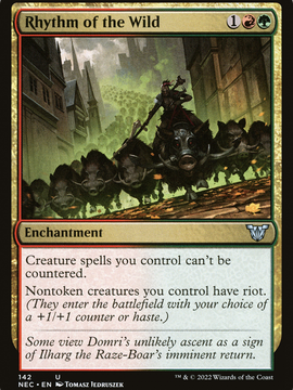 Rhythm of the Wild (NEC-142) - Neon Dynasty Commander