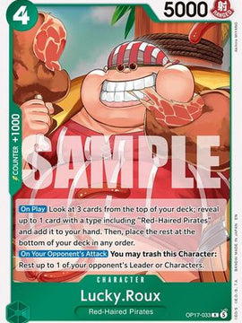 Lucky.Roux (OP17-033) - The World's Strongest Warriors Foil