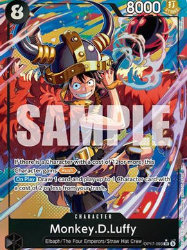 Monkey.D.Luffy (093) (Alternate Art) (OP17-093) - The World's Strongest Warriors Foil