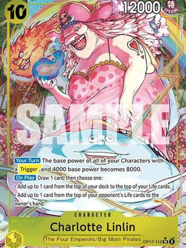 Charlotte Linlin (112) (Alternate Art) (OP17-112) - The World's Strongest Warriors Foil