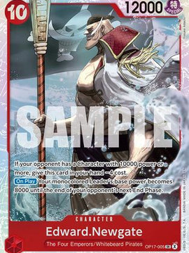 Edward.Newgate (005) (OP17-005) - The World's Strongest Warriors Foil