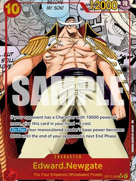 Edward.Newgate (005) (Manga) (OP17-005) - The World's Strongest Warriors Foil