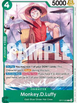 Monkey.D.Luffy (030) (OP17-030) - The World's Strongest Warriors