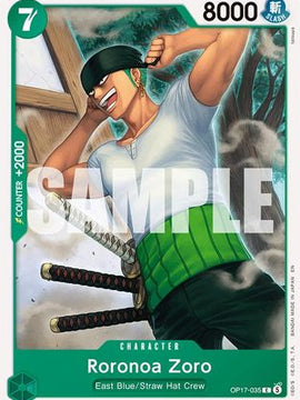 Roronoa Zoro (035) (OP17-035) - The World's Strongest Warriors