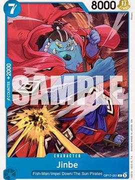 Jinbe (051) (OP17-051) - The World's Strongest Warriors
