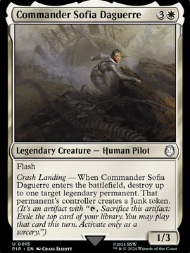 Commander Sofia Daguerre (PIP-015) - Fallout Foil