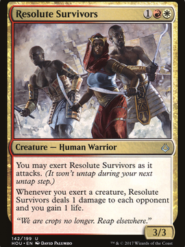 Resolute Survivors (HOU-142) - Hour of Devastation