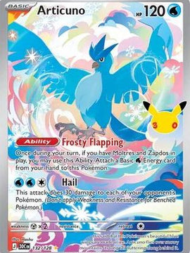 Articuno - 132/128 132 - ME 30th Celebration Holofoil
