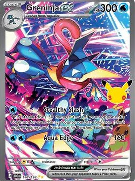 Greninja ex - 148/128 148 - ME 30th Celebration Holofoil