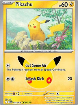 Pikachu - 046/128 46 - ME 30th Celebration Holofoil