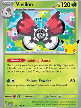 Vivillon 8 - ME 30th Celebration Holofoil
