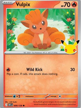 Vulpix 9 - ME 30th Celebration Holofoil