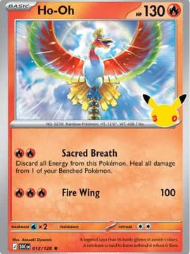 Ho-Oh 12 - ME 30th Celebration Holofoil